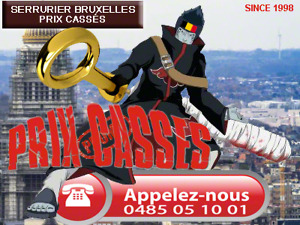 Serrurier Bruxelles. Serrurier pour dépannage urgent (moto), ouverture de porte Pro sans dégâts. 7J/7 24H/24 sur Bruxelles. 0485 05 10 01. Devis gratuit sur Bruxelles et Brabant. Serrurier Bruxelles depuis 1998.